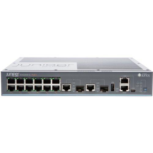Juniper Chassis EX2200 gemanaged L2-Power Over Ethernet (PoE) 1U grau von Juniper Networks