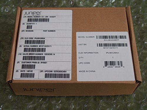 Juniper Networks Uplink Erweiterungsmodul Gigabit Ethernet / 10 Gigabit SFP+ x 4 für EX Series EX4300-24P, EX4300-24T, EX4300-48P, EX4300-48T von Juniper Networks