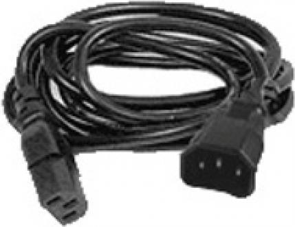 Juniper C13-C14 Stromkabel Schwarz 2,5 m C13-Koppler C14-Koppler (CBL-EX-PWR-C13-C14) von Juniper