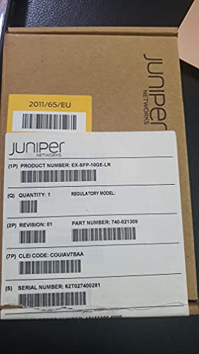Small Form Fact Plug 10Gb Enet LR Optics Small Form Fact Plug 10Gb Enet LR Optics von Juniper Networks