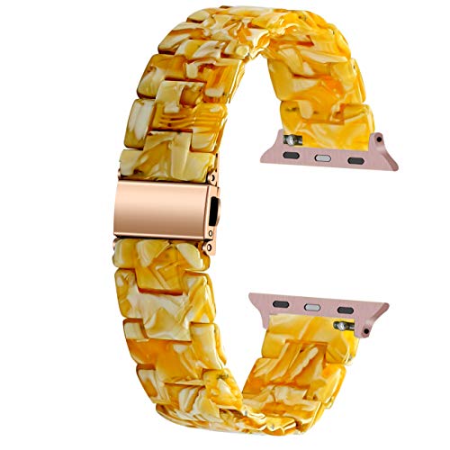 Juntan Compatible for Apple Watch 38mm 40mm 41mm Uhrenarmband Light Harz Elfenbeinweiß Armband Schnelle Veröffentlichung Ersatz Armbänder für iWatch SE Serie 8 7 6 5 4 3 2 1 Juntan Compatible for Apple Watch 38mm 40mm 41mm Uhrenarmband Light Harz Elfenbeinweiß Armband Schnelle Veröffentlichung Ersatz Armbänder für iWatch SE Serie 8 7 6 5 4 3 2 1 von Juntan