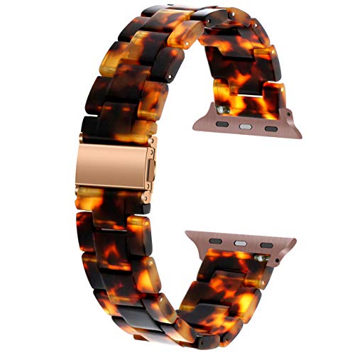 Juntan Compatible für Apple Watch 38mm 40mm 41mm Uhrenarmband Light Harz Schildkröte Armband Schnelle Veröffentlichung Ersatz Armbänder für iWatch SE Serie 8 7 6 5 4 3 2 1 Juntan Compatible für Apple Watch 38mm 40mm 41mm Uhrenarmband Light Harz Schildkröte Armband Schnelle Veröffentlichung Ersatz Armbänder für iWatch SE Serie 8 7 6 5 4 3 2 1 von Juntan