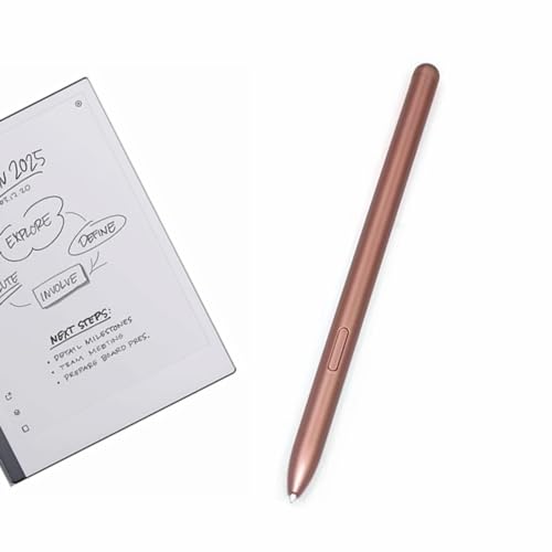 Eingabestift Stifte für Remarkable 1 / Remarkable 2 E-Book für Ireader Smart/Smart Air/Smart X Pro für Boox max lumi Nova Tab Note Series Pad Book Stift Touch Screen Stylus Pen (Gold) von Junweier