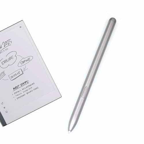 Eingabestift Stifte für Remarkable 1 / Remarkable 2 E-Book für Ireader Smart/Smart Air/Smart X Pro für Boox max lumi Nova Tab Note Series Pad Book Stift Touch Screen Stylus Pen (Silver) von Junweier