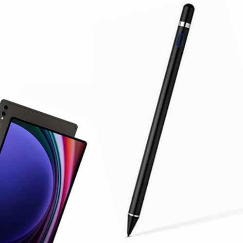 Stylus kapazitiver Stift aktiver Touch Stift für Samsung Galaxy Tab S10 S9 Ultra / S10+ S9+ / S9 / S9 FE / S9 FE+ / A9 / A9+ WLAN / A9+ 5G Tablet elektromagnetische Pen 4096 Pression (Schwarz) von Junweier