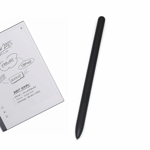 Touchscreen-Eingabestift für Remarkable 1, für Remarkable 2, für Ireader Smart/Smart Air/Smart X Pro, für Boox Max Lumia Nova Tab Note, Aktivstift EMR Digital Stylus Touch Pen (Schwarz) von Junweier