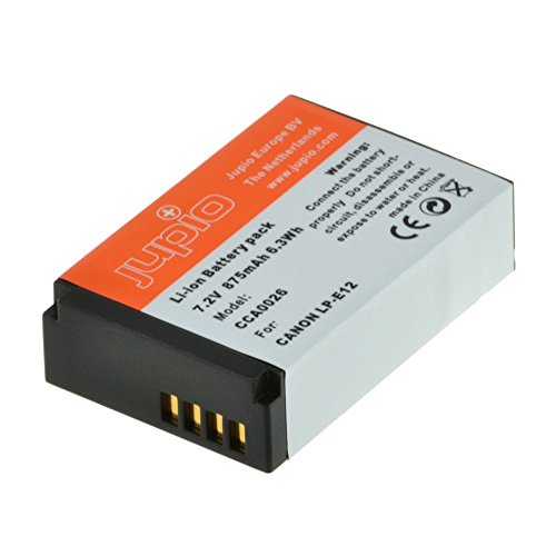 Jupio CCA0026 Akku für Canon LP-E12, schwarz, weiß Jupio CCA0026 Akku für Canon LP-E12, schwarz, weiß von Jupio