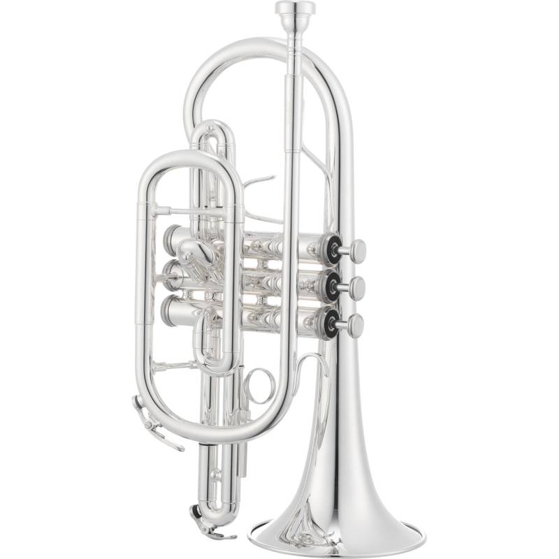 Jupiter JCR700SQ Bb Cornet (Silver-Plated, Lacquered) von Jupiter