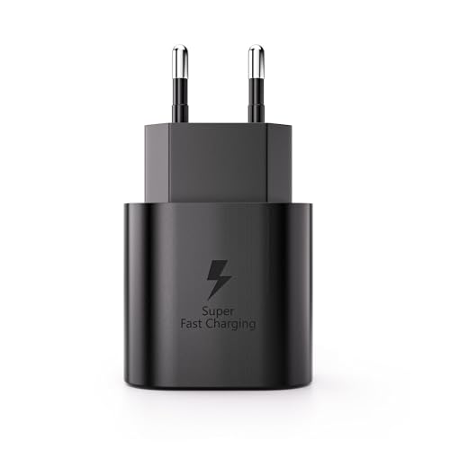 25W Ladegerät USB C Schnellladegerät für Samsung Galaxy S24, S23, S22, S21 Ultra, S21 FE, S20, S10, Note 20, A14, A52S, A53, A54, A72, M43, M53, Z Fold5, Fold5, Super Fast Charging Netzteil Type C von JupptElectronics