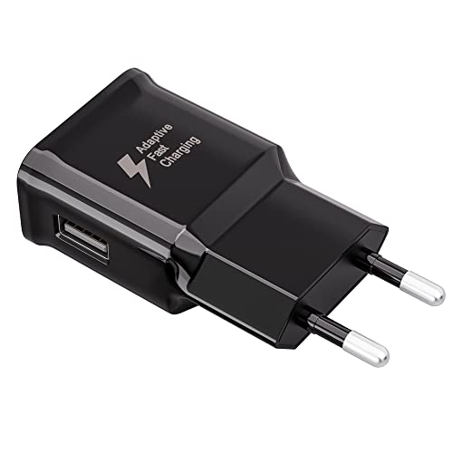 USB Ladegerät 5V/2A Adaptive Fast Charging Netzteil Kompatibel mit Samsung Galaxy S21 S20 S10 S6 S7 S8 S9/Edge/Plus/Active, Note 8 9 für iPhone 11 Pro/X 8/7/6, Handy Schnellladegerät Stecker von JupptElectronics