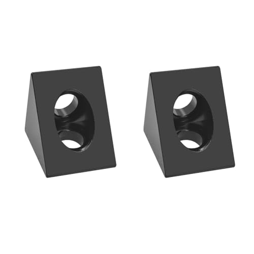 Juqoyue 90-Grad-Bracket-Verbinder für CNC- & 3D-Drucker-DIY V-Slot Schwarze Ecke für 2020 Aluminiumprofil 2 Stück Juqoyue 90-Grad-Bracket-Verbinder für CNC- & 3D-Drucker-DIY V-Slot Schwarze Ecke für 2020 Aluminiumprofil 2 Stück von Juqoyue