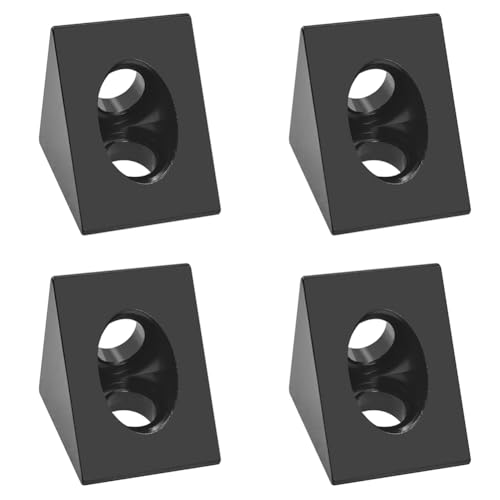 Juqoyue 90-Grad-Winkelverbinder für CNC- & 3D-Drucker-DIY V-Slot Schwarz Ecke für 2020 Aluminiumprofil 4 Stück Juqoyue 90-Grad-Winkelverbinder für CNC- & 3D-Drucker-DIY V-Slot Schwarz Ecke für 2020 Aluminiumprofil 4 Stück von Juqoyue