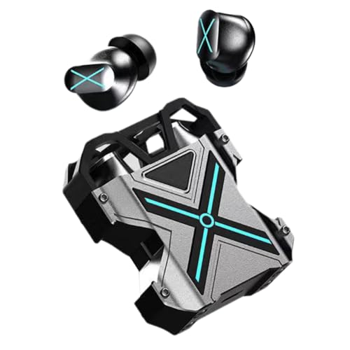 Juqoyue Bluetooth-Kompatible Ohrhörer in-Ear-Geräuschunterdrückung Mechanischer Stil Kabellose E-Sport-Gaming-Headsets von Juqoyue