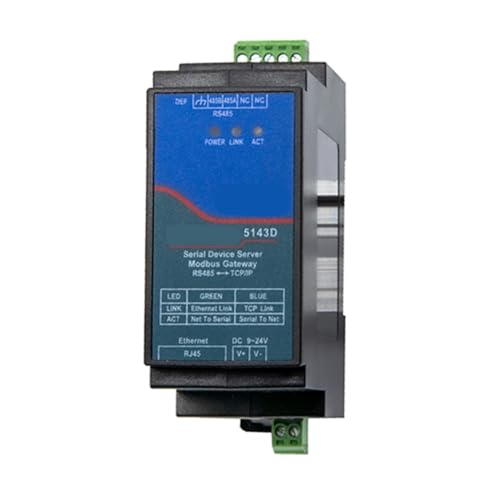 Juqoyue Din-Rail ZLAN5143D Serieller Geräteserver Modbus Gateway RS485 Von zu IP DC9-24V Unterstützt Vollduplex Juqoyue Din-Rail ZLAN5143D Serieller Geräteserver Modbus Gateway RS485 Von zu IP DC9-24V Unterstützt Vollduplex von Juqoyue