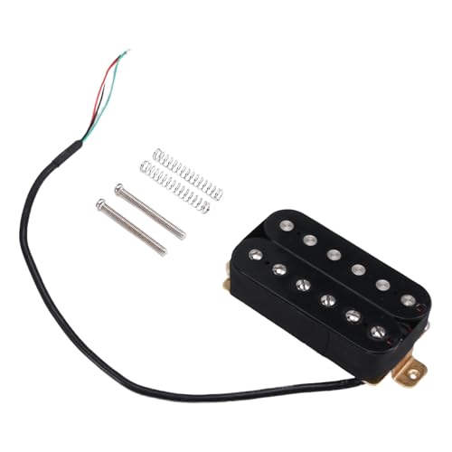 Juqoyue Elektrische Gitarre 52mm Sechs-Saiten-E-Gitarre -Spulen-Pickup für LP Series E-Gitarre -Stück-Pickup Schwarz Juqoyue Elektrische Gitarre 52mm Sechs-Saiten-E-Gitarre -Spulen-Pickup für LP Series E-Gitarre -Stück-Pickup Schwarz von Juqoyue