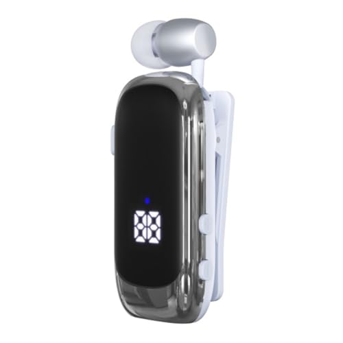 Juqoyue K88 Lavalier Business Bluetooth 5.4 Kopfhörer Gesprächs-/Musikzeit 20 Stunden, LED-Digitalanzeige, Geräuschunterdrückung von Juqoyue