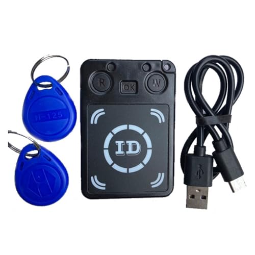 Juqoyue Mini-RFID-Programmiergerät mit 125 kHz, Duplizierer, Kopierer, Lese- und Schreibgerät, ID-Karten-Kloner und Wiederbeschreibbarer Schlüssel von Juqoyue
