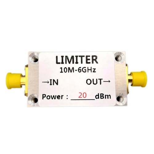 Juqoyue PIN-Diode-RF-Begrenzer 10M-6GHz 20dBm mit CNC-Gehäuse für HAM-Radio Niedergeräuschverstärker SDR-Kurzwellenempfänger von Juqoyue