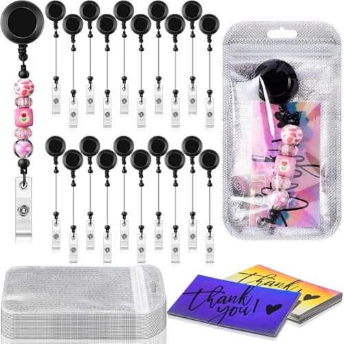 Juqoyue Perlen-Set, Einziehbarer Clip-Halter für Perlenschmuck, zum Selbermachen, Basteln, A von Juqoyue