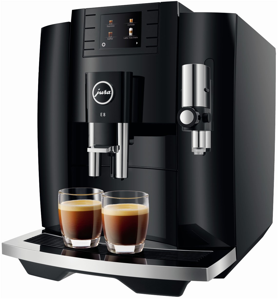 E8 Kaffee-Vollautomat Piano Black (EB) von Jura