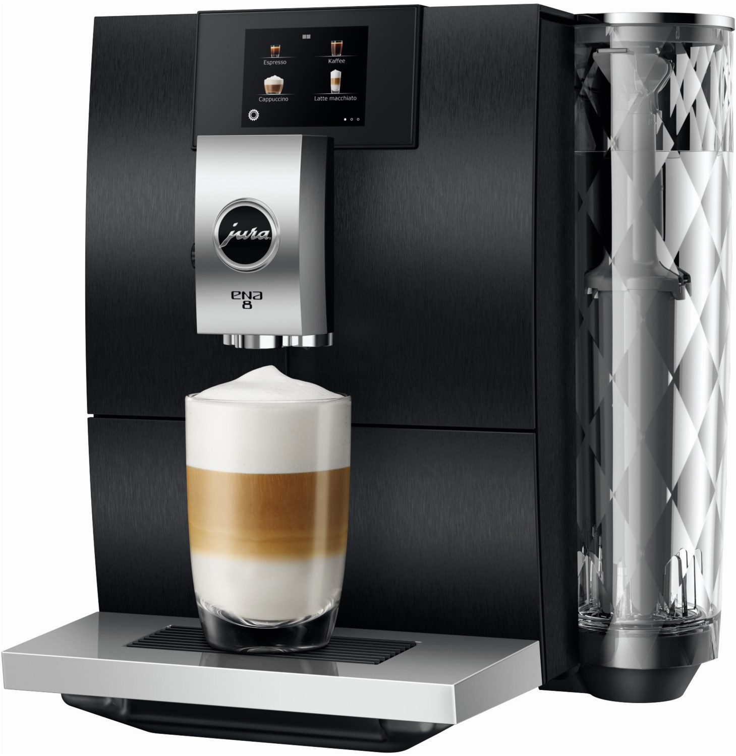 ENA 8 Signature Line Kaffee-Vollautomat Aluminium Dark Inox (ECS) von Jura