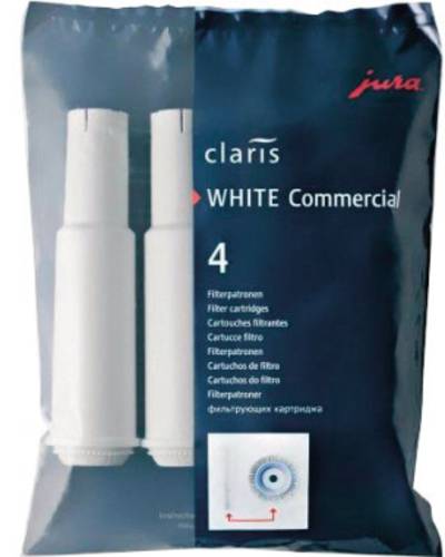 Jura 62911 claris WHITE Commercial Filterpatrone 4St. von Jura