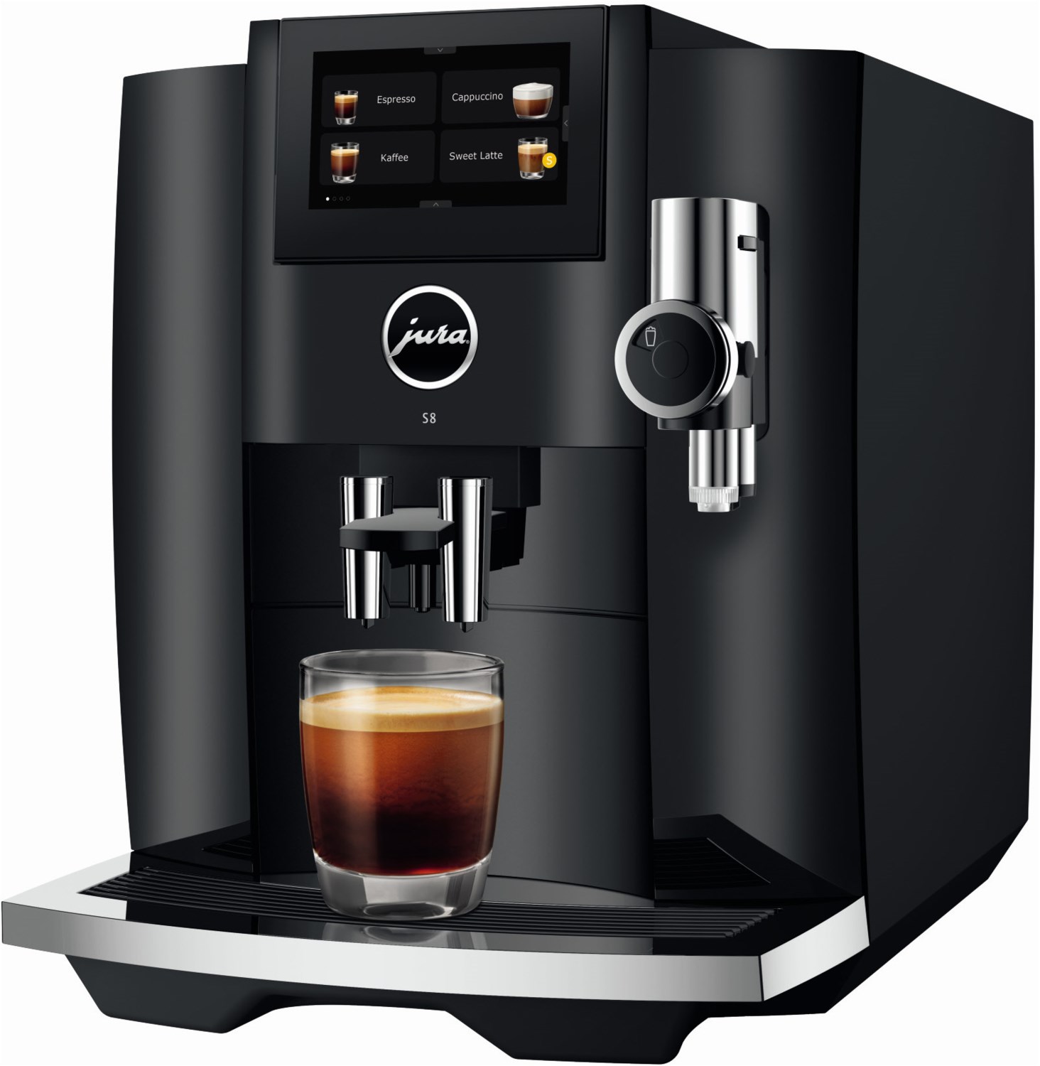 S8 Kaffee-Vollautomat Piano Black (EB) von Jura