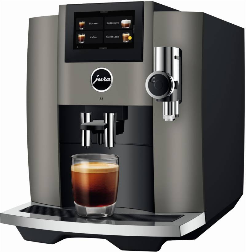 S8 (EB) Kaffee-Vollautomat Dark Inox von Jura