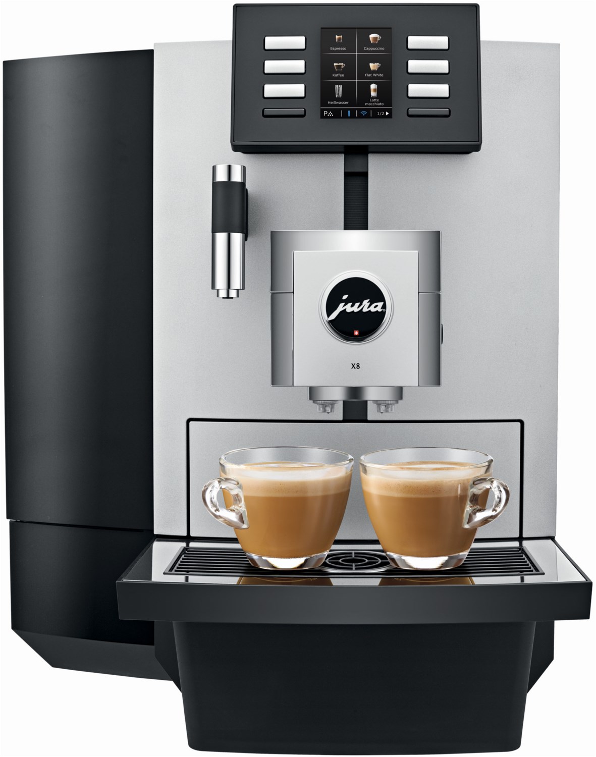 X8 Professional Kaffee-Vollautomat platin von Jura