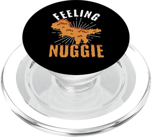Funny Feeling Nuggie Chicken Nugget Dinosaur PopSockets PopGrip für MagSafe von Jurassic Chicken Nugget Snack Club
