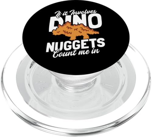 If It Insolve Dino Nuggets Chicken Nugget Dinosaur PopSockets PopGrip für MagSafe If It Insolve Dino Nuggets Chicken Nugget Dinosaur PopSockets PopGrip für MagSafe von Jurassic Chicken Nugget Snack Club