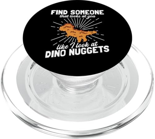 Look At Dino Nuggets Chicken Nugget Dinosaur PopSockets PopGrip für MagSafe von Jurassic Chicken Nugget Snack Club