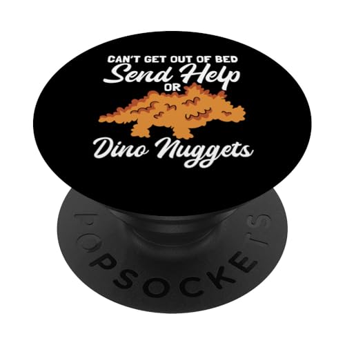 Send Help Or Dino Nuggets Chicken Nugget Dinosaur PopSockets Klebender PopGrip Send Help Or Dino Nuggets Chicken Nugget Dinosaur PopSockets Klebender PopGrip von Jurassic Chicken Nugget Snack Club