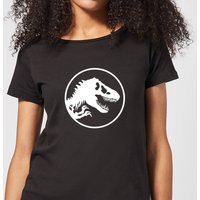 Jurassic Park Circle Logo Women's T-Shirt - Black - S von Jurassic Park
