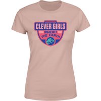 Jurassic Park Clever Girls Inherit The Earth Women's T-Shirt - Dusty Pink - XXL von Jurassic Park