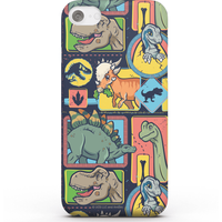 Jurassic Park Cute Dino Pattern Smartphone Hülle für iPhone und Android - Samsung S6 Edge - Snap Hülle Glänzend von Jurassic Park