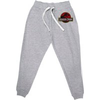 Jurassic Park Embroidered Unisex Joggers - Grey - M von Jurassic Park