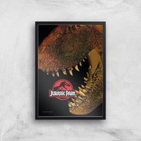 Jurassic Park Giclee Art Print - A3 - Black Frame von Jurassic Park