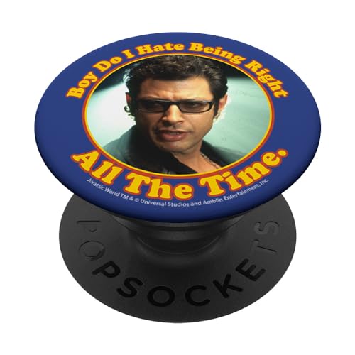 Jurassic Park Hate Being Right All The Time PopSockets mit austauschbarem PopGrip Jurassic Park Hate Being Right All The Time PopSockets mit austauschbarem PopGrip von Jurassic Park
