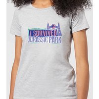 Jurassic Park I Survived Jurassic Park Women's T-Shirt - Grey - XL von Jurassic Park