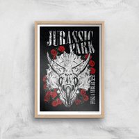 Jurassic Park Isla Nublar 93 Giclee Art Print - A2 - Wooden Frame von Jurassic Park