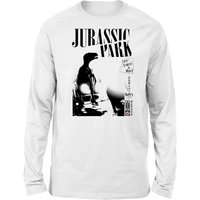 Jurassic Park Isla Nublar Punk Unisex Langarm T-Shirt - Weiß - L von Jurassic Park