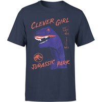 Jurassic Park Life Finds A Way Raptor Men's T-Shirt - Dunkelblau - XL von Jurassic Park