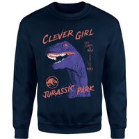 Jurassic Park Life Finds A Way Raptor Sweatshirt - Dunkelblau - XXL von Jurassic Park
