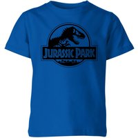 Jurassic Park Logo Kids' T-Shirt - Blue - 7-8 Jahre von Jurassic Park