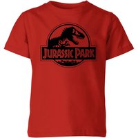 Jurassic Park Logo Kids' T-Shirt - Red - 3-4 Jahre von Original Hero