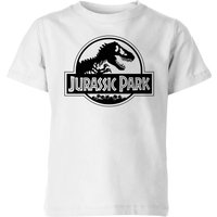 Jurassic Park Logo Kids' T-Shirt - White - 9-10 Jahre von Jurassic Park