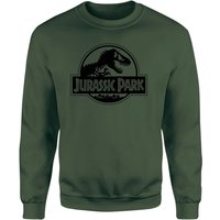 Jurassic Park Logo Sweatshirt - Green - L von Jurassic Park