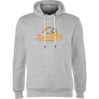 Jurassic Park Logo Tropical Hoodie - Grey - XL von Jurassic Park