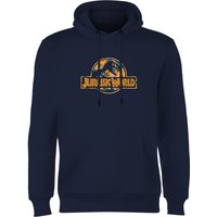 Jurassic Park Logo Tropical Hoodie - Navy - XL von Jurassic Park